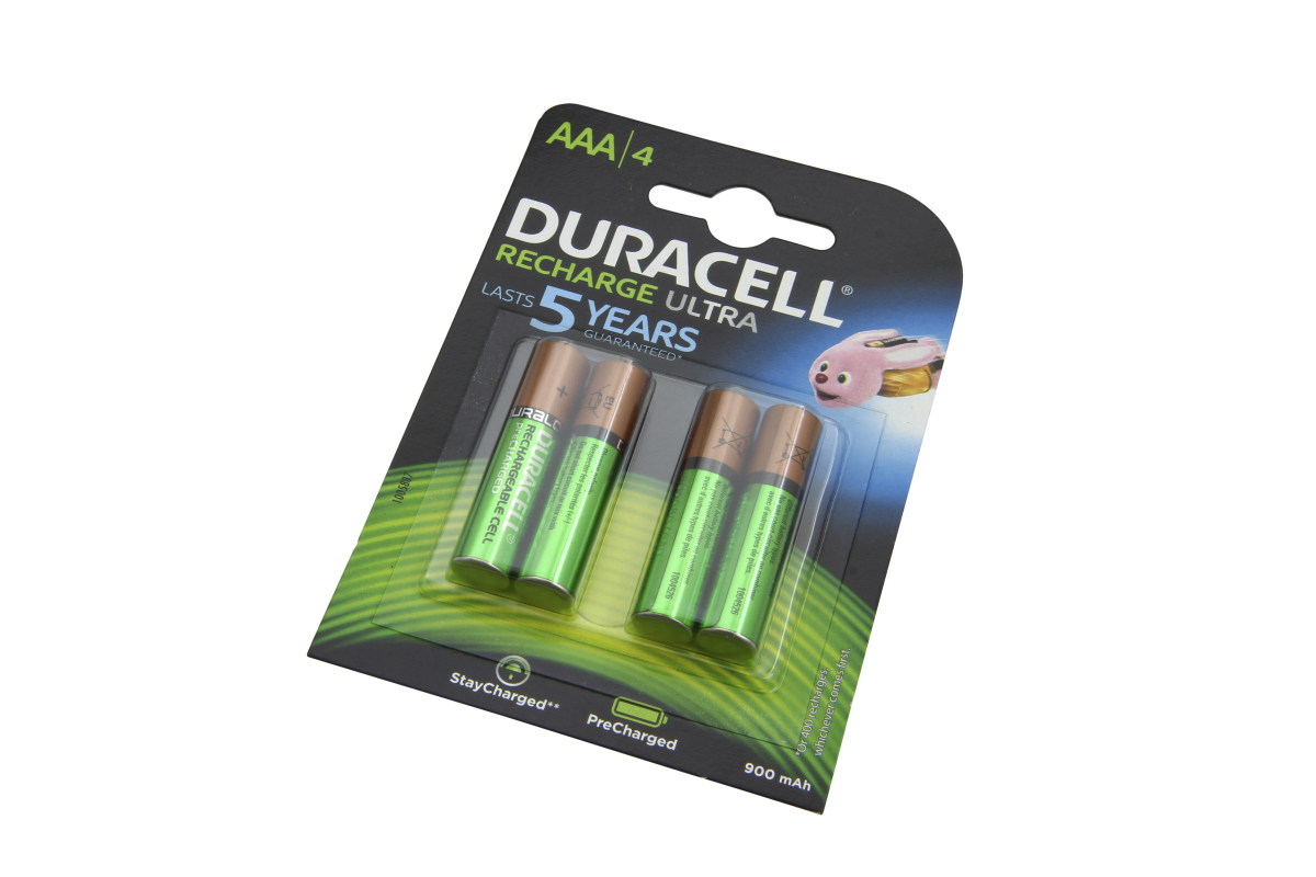 NiMH Duracell Recharge Ultra battery Micro AAA (HR03) Consumer 
