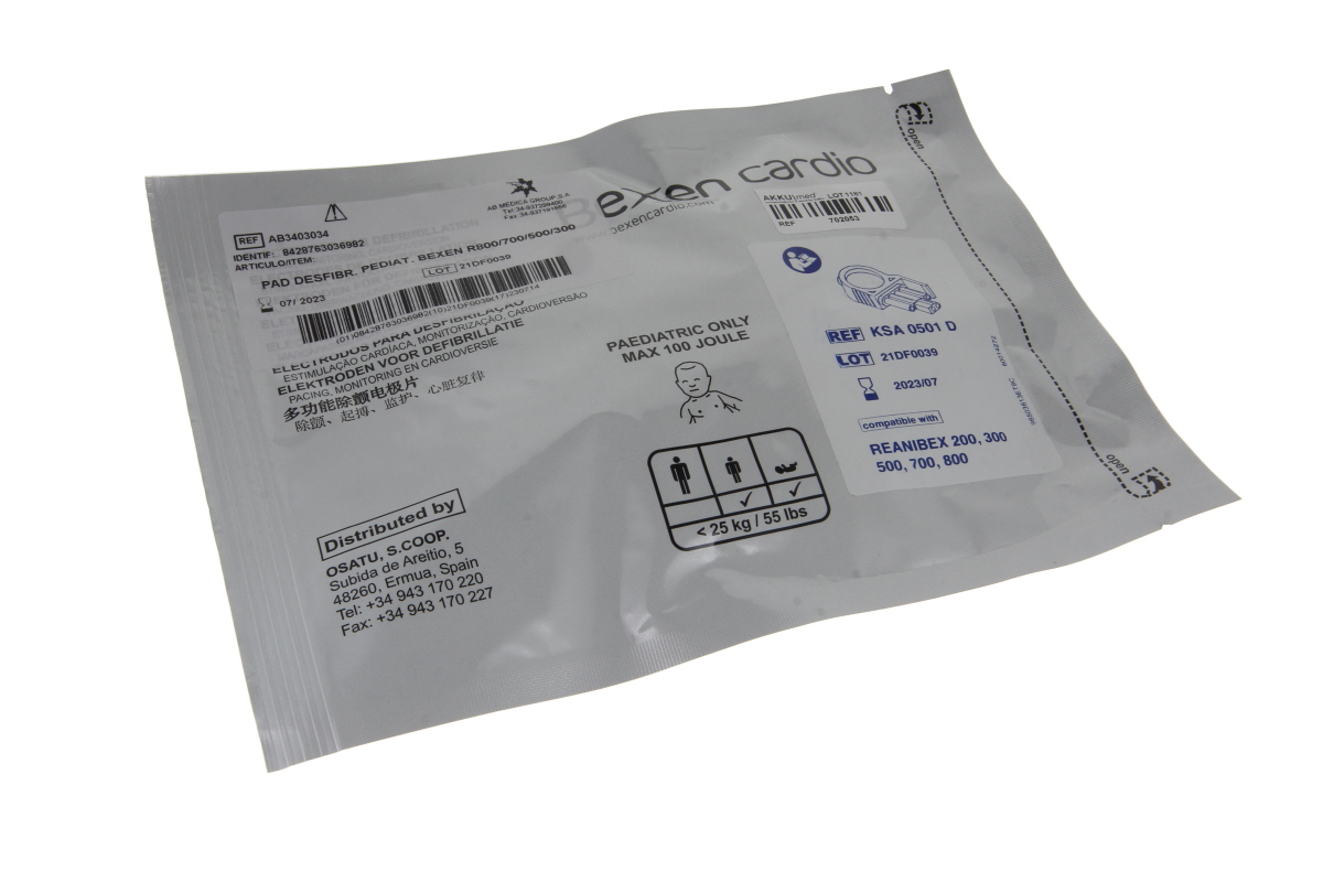 Original Defi-Elektroden/ Pads für Kinder passend für Reanibex 200, 300, KSA 0501D