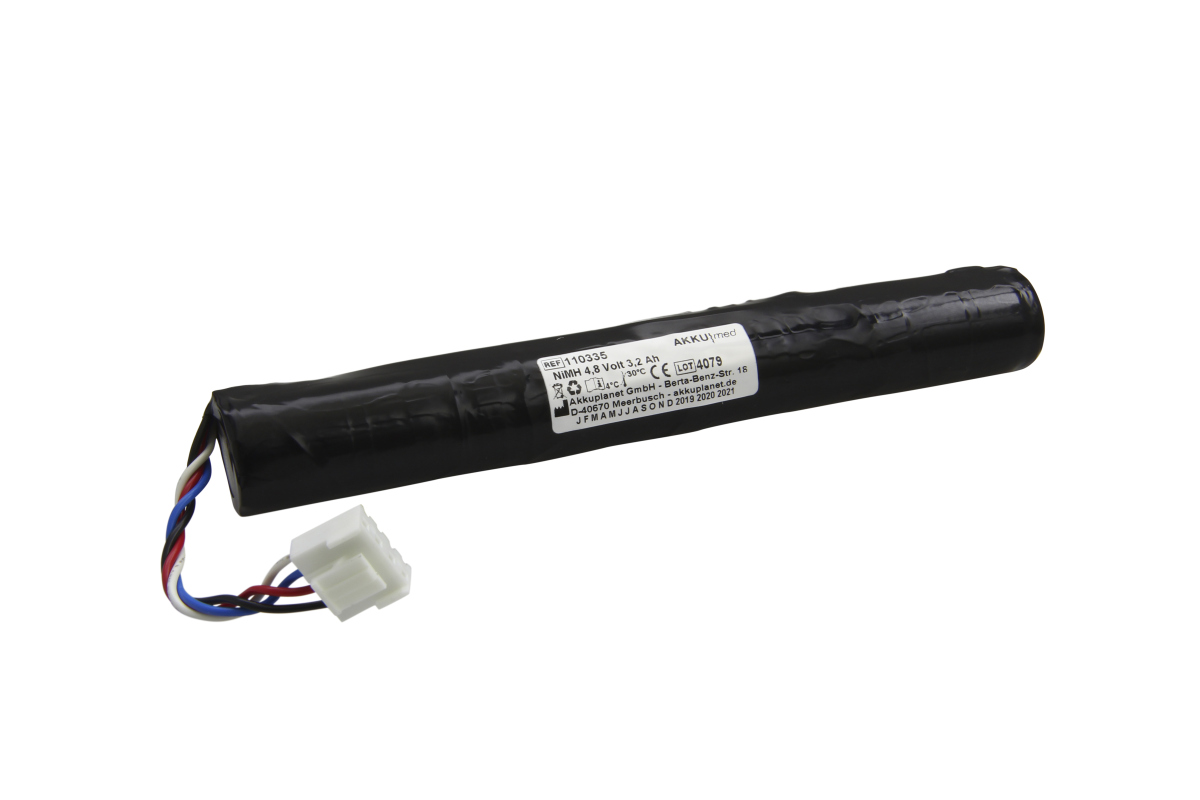 AKKUmed NiMH battery suitable for Datex Ohmeda TruSat pulse oximeter, 6050-0006-578 REV J