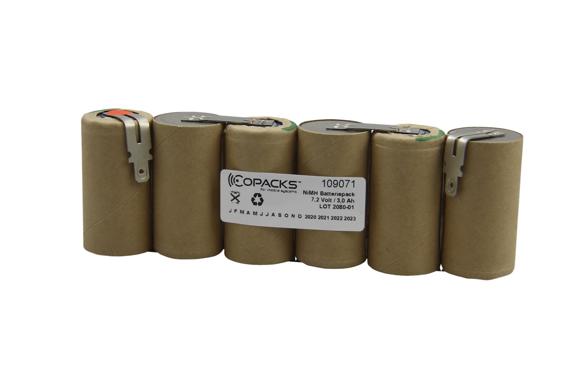 CoPacks NiMH battery for Ansmann handheld spotlights ASN15HD