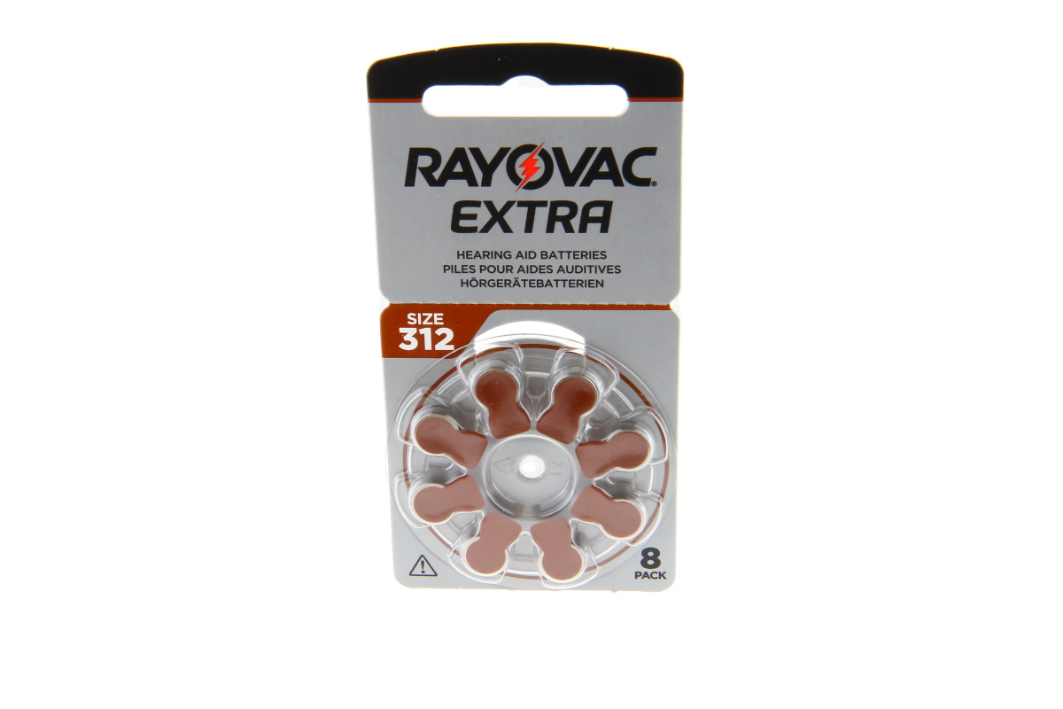 Rayovac Extra Advanced hearing aid battery V312 