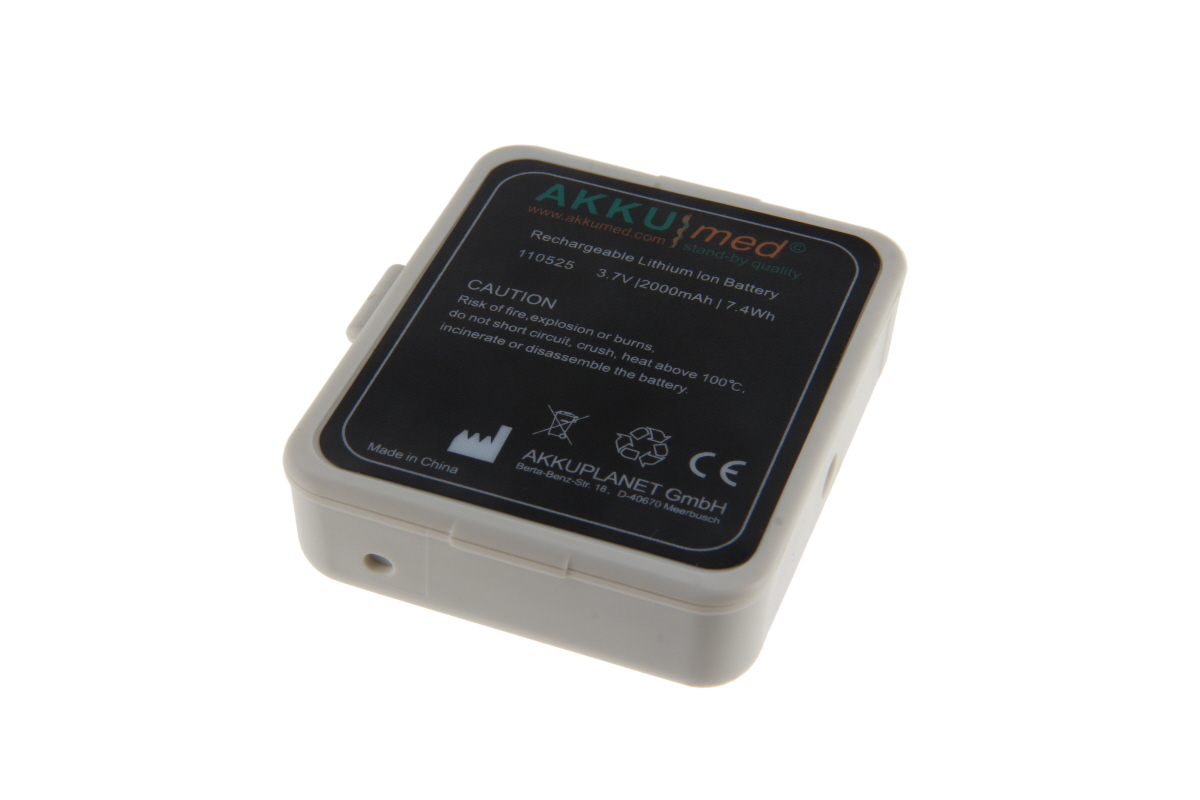 AKKUmed Li Ion battery for Philips monitor Intellivue MX40, type 989803176201, 989803174131
