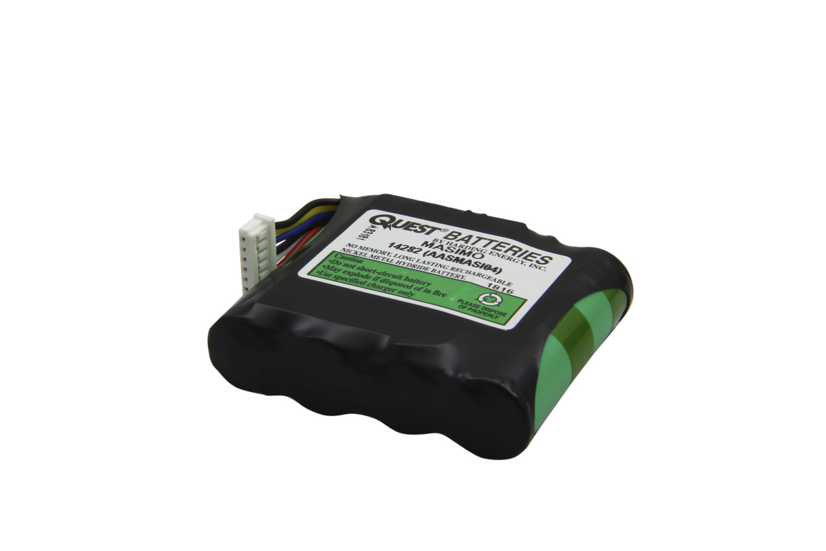 Original NiMH battery for Masimo pulse oximeter Radical, Radical 7, Softpack type 14282