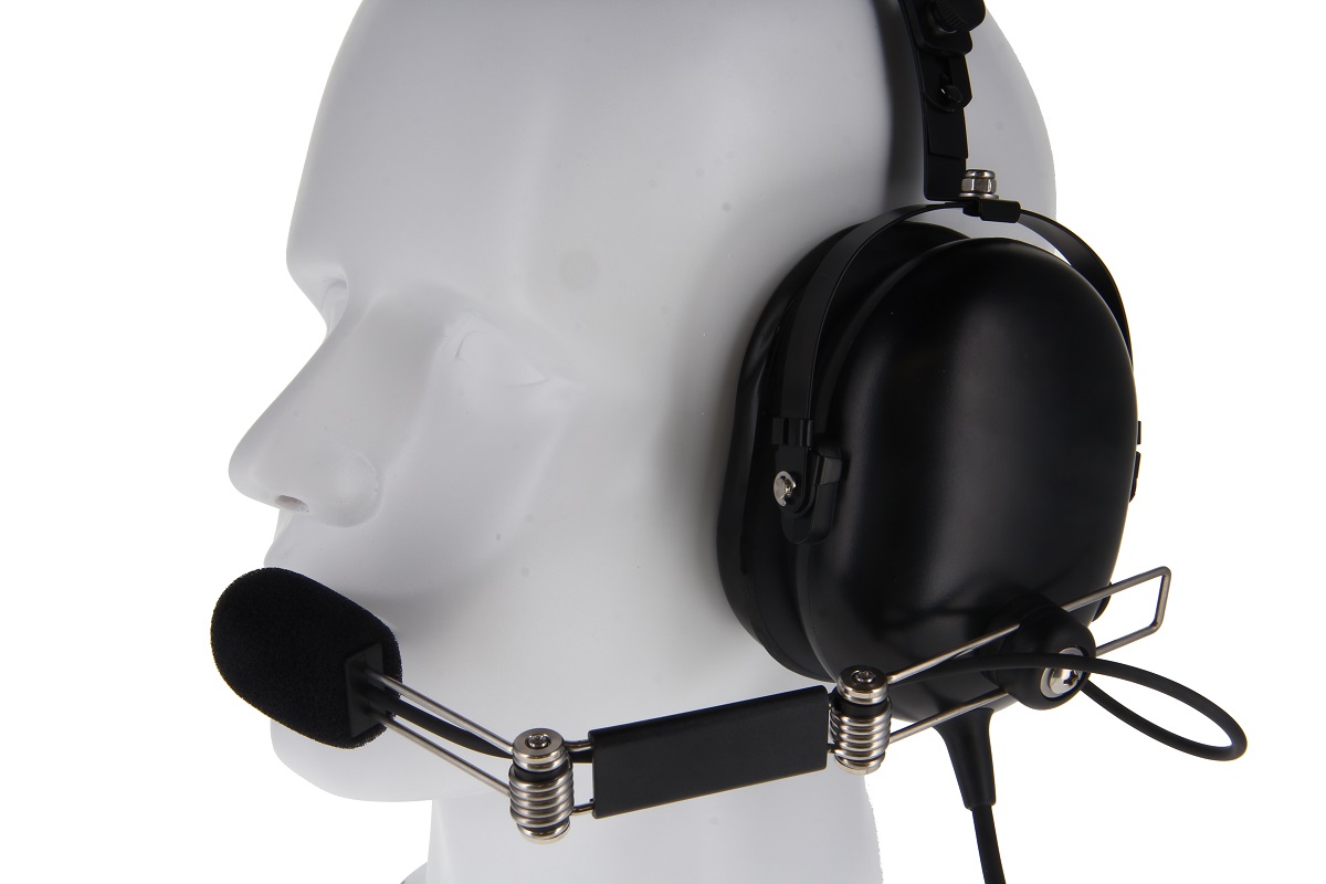 CoPacks Earmuff type headset -single side- GES-HA7 suitable for Motorola MTP850S, DP3600