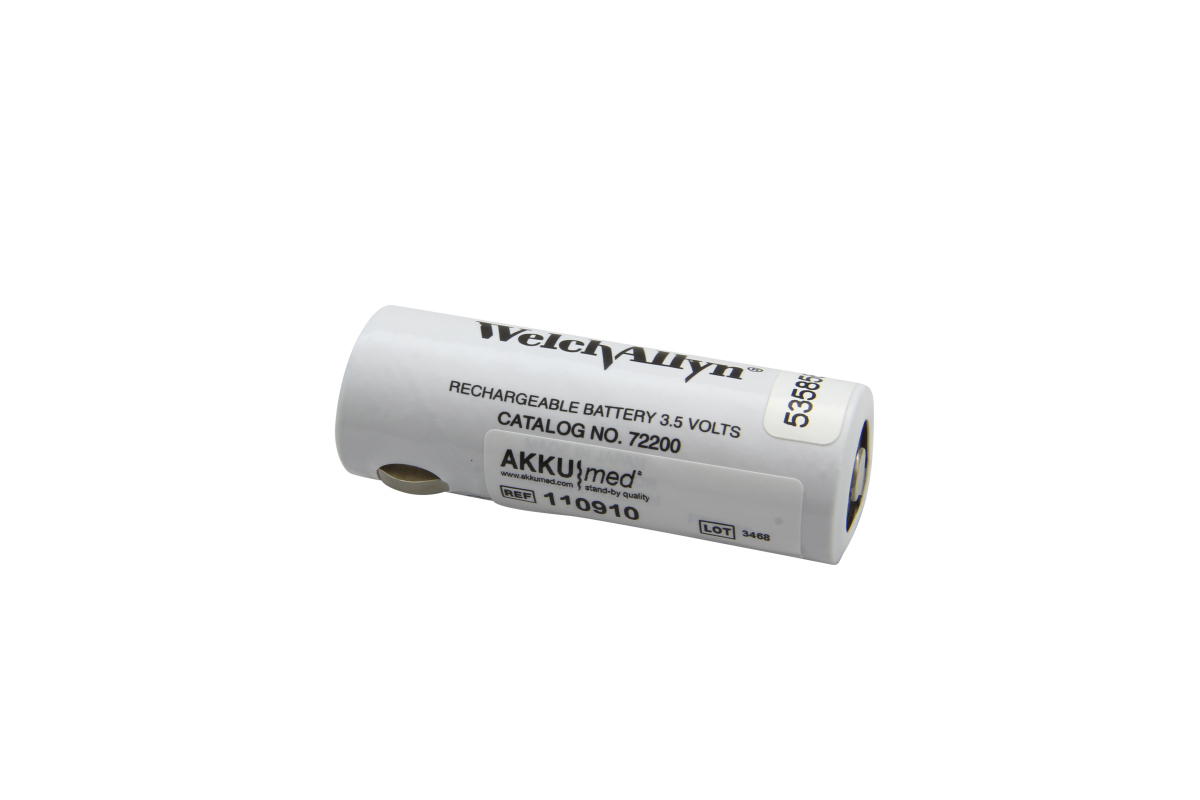 Original NC battery for Welch Allyn Type 72200 suitable for grip 71670, 71000, 71020 