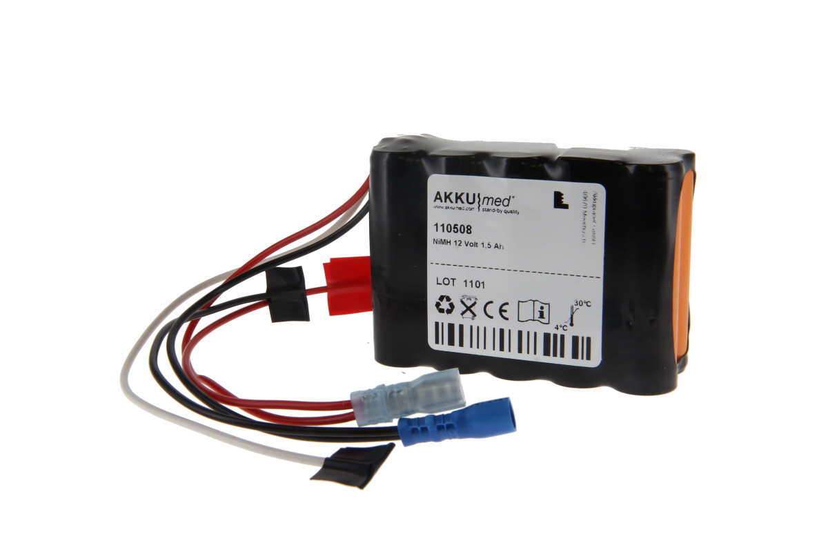 AKKUmed NiMH battery suitable for Fahl suction unit Tracheoport (Art. 63500, Ref 312.0620.0)