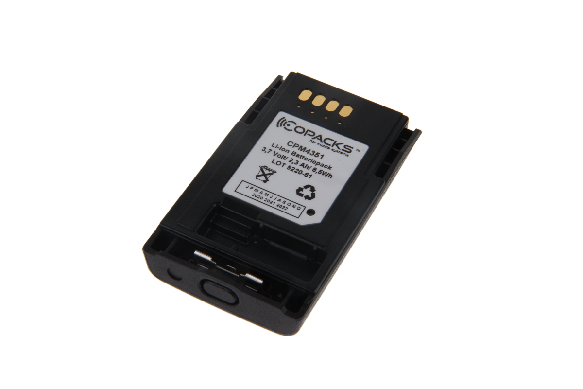 CoPacks Li Ion battery suitable for Motorola MTP850-series - FTN6574, PMNN4351