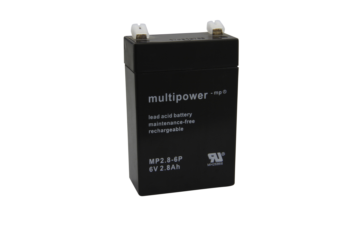 Multipower lead-acid battery MP2,8-6P 