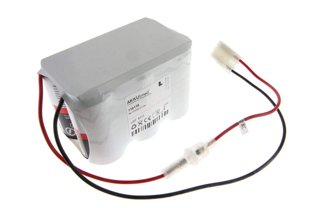 AKKUmed lead-acid battery suitable for Nellcor pulse oxymeter N100
