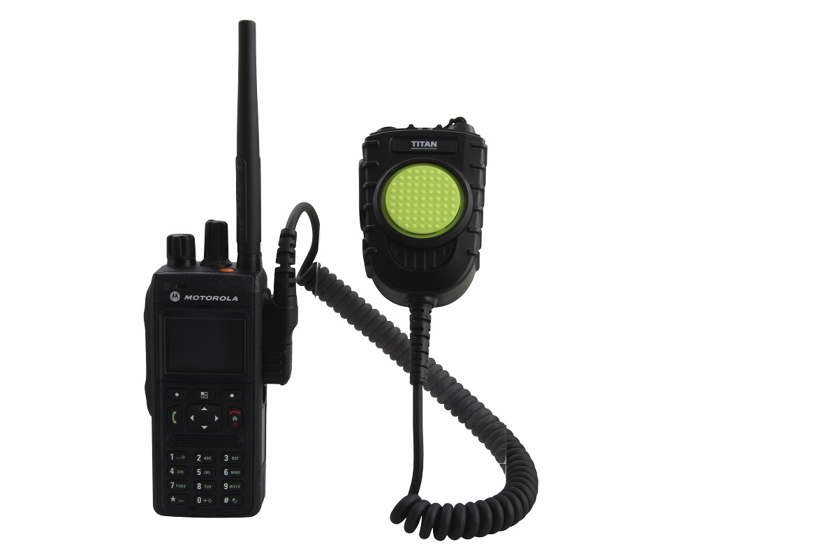 TITAN remote speaker microphone MM50 with Nexus socket 01SA suitable for Motorola MTP3100, MTP3550