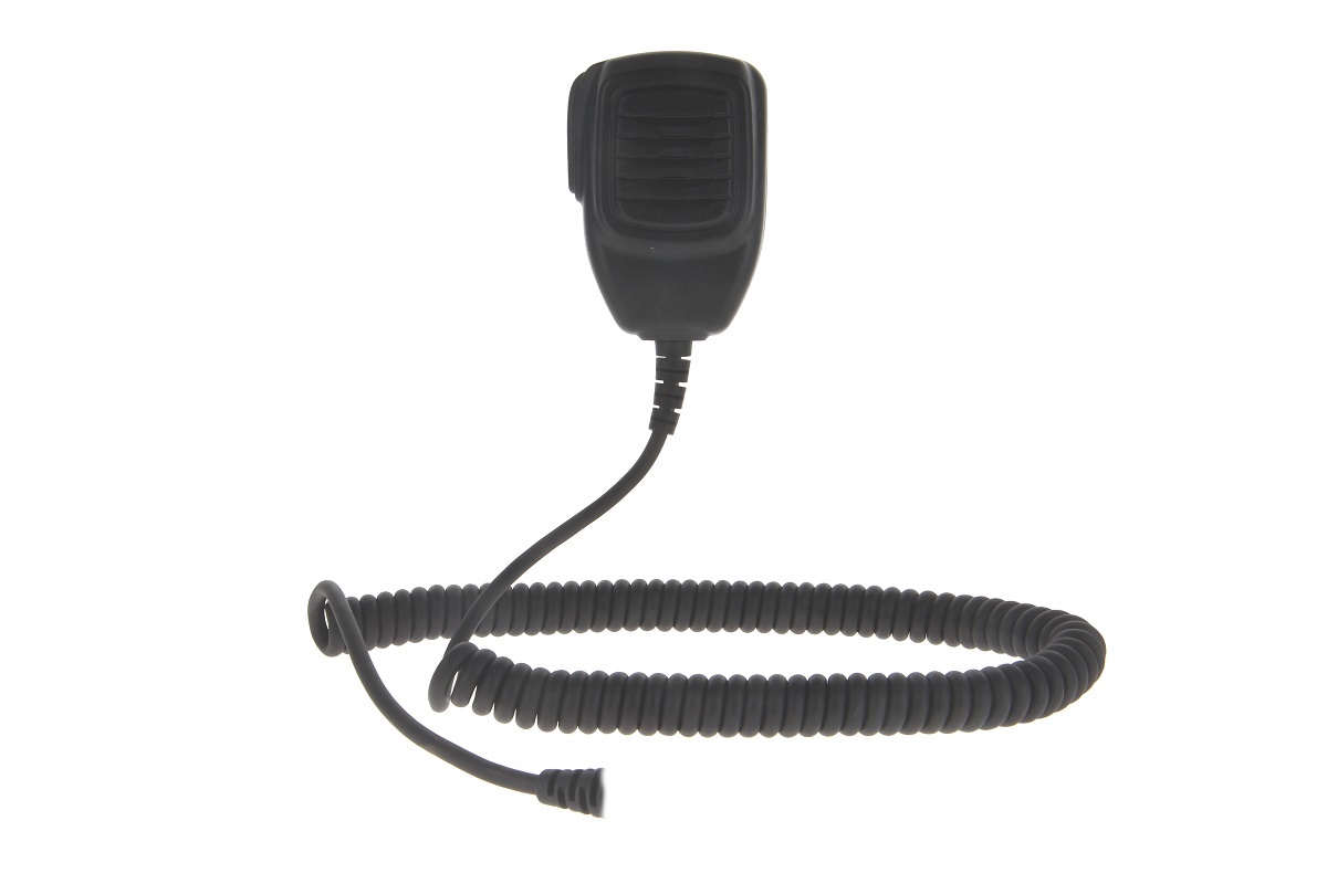 CoPacks Faustmikrofon GES-M08 mit PTT passend für Motorola CM140, DM1400, GM300, GM350, SM50