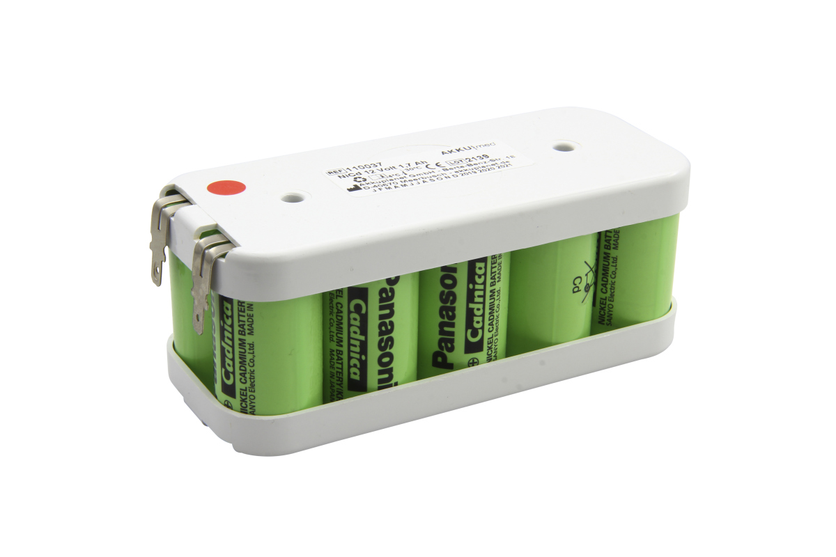 AKKUmed NC battery suitable for Hellige defibrilla Defiport NB, Defiscope M