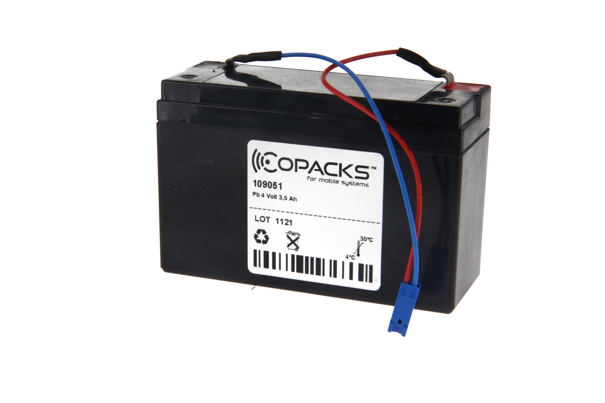CoPacks lead-acid battery suitable for Bosch Eisemann Halo 4 