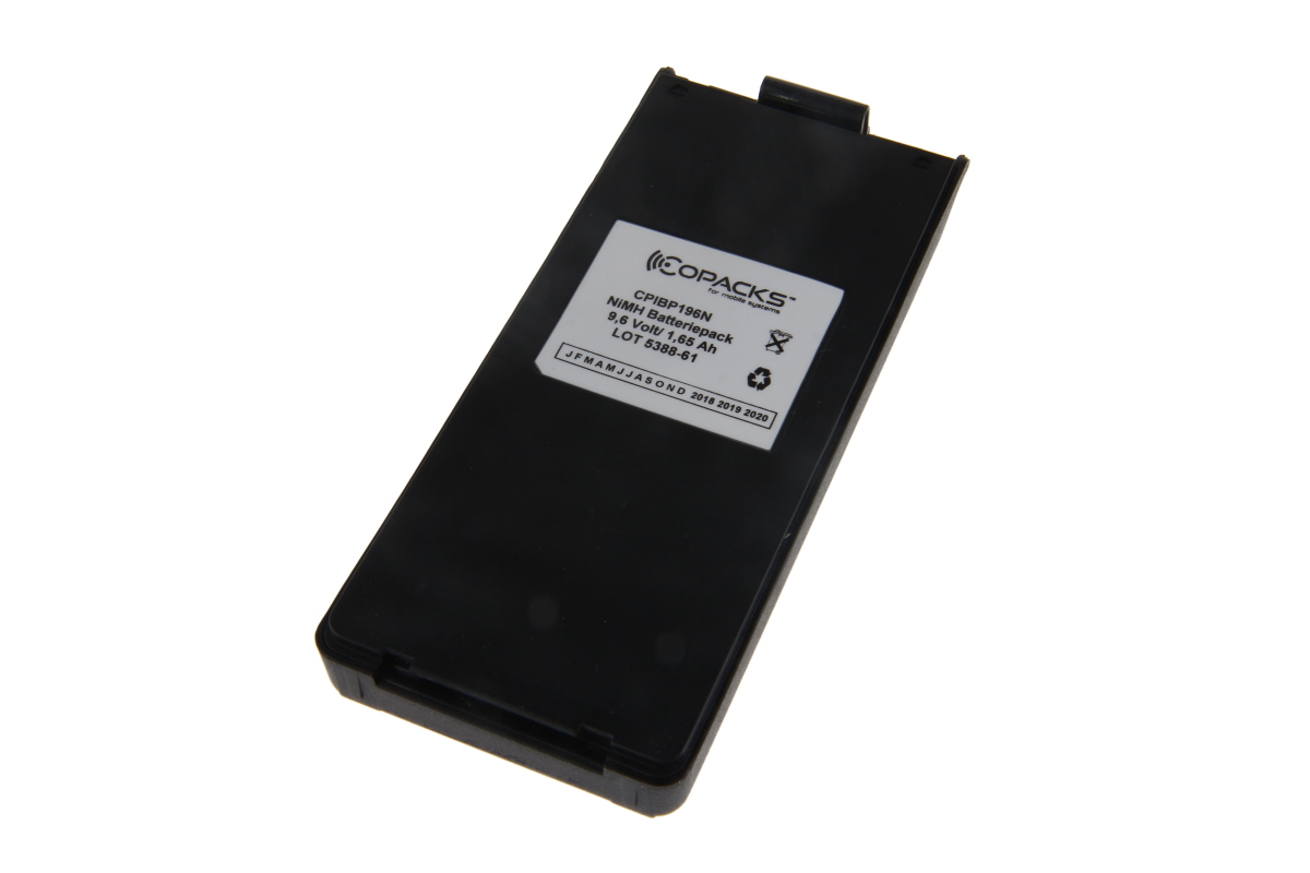 CoPacks NiMH battery suitable for Icom IC-F3, F3S, F4, F4TR - CM196, BP196