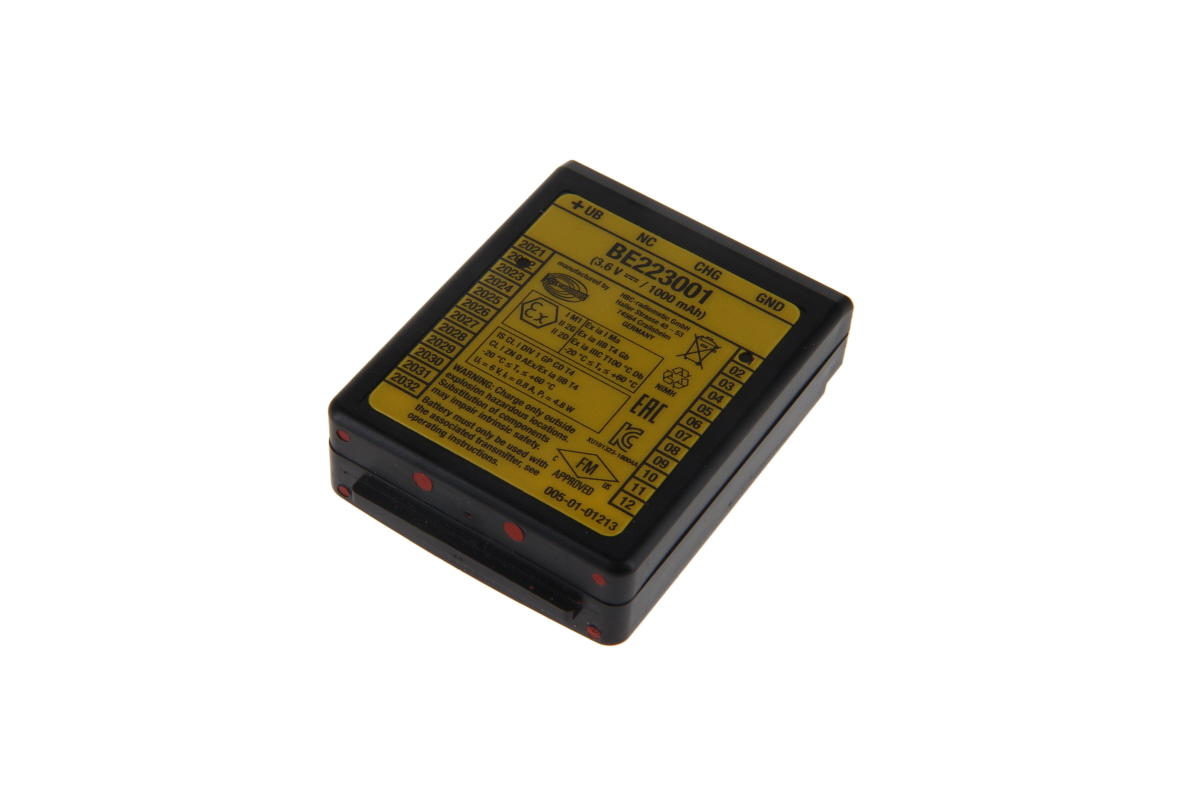 Original ATEX NiMH battery suitable for HBC crane remote control - BE223000, BE223001