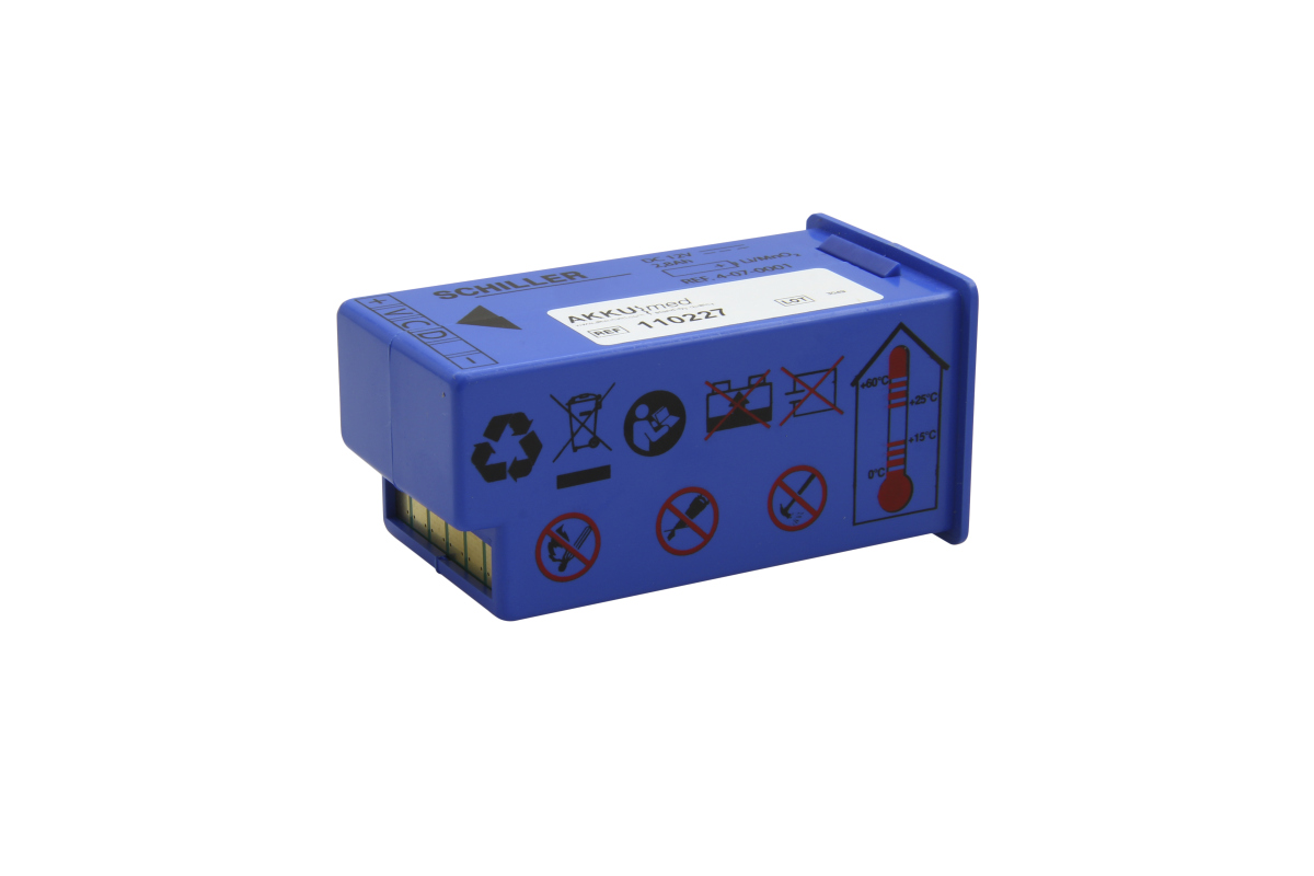 Original Lithium battery for Schiller defibrillator Fred easy