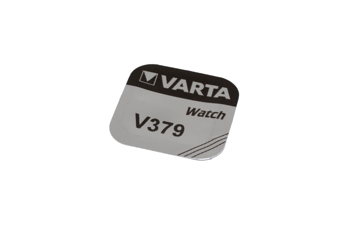 Varta silver oxide button cell 379, SR63 