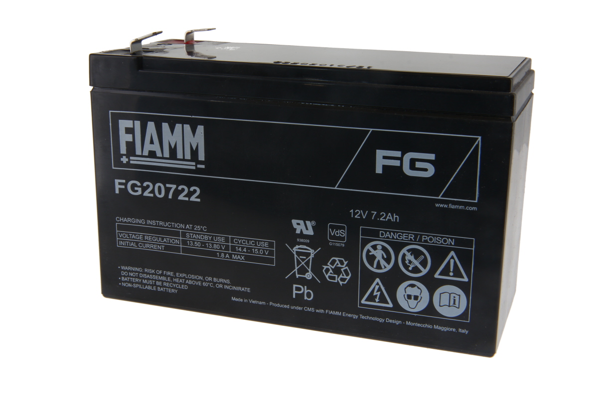 Fiamm lead-acid battery FG 20722 