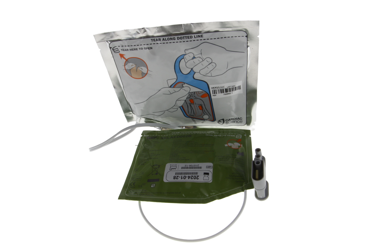 Original Defi-Elektroden/ Pads für Erwachsene passend für Cardiac Science PowerHeart AED G5