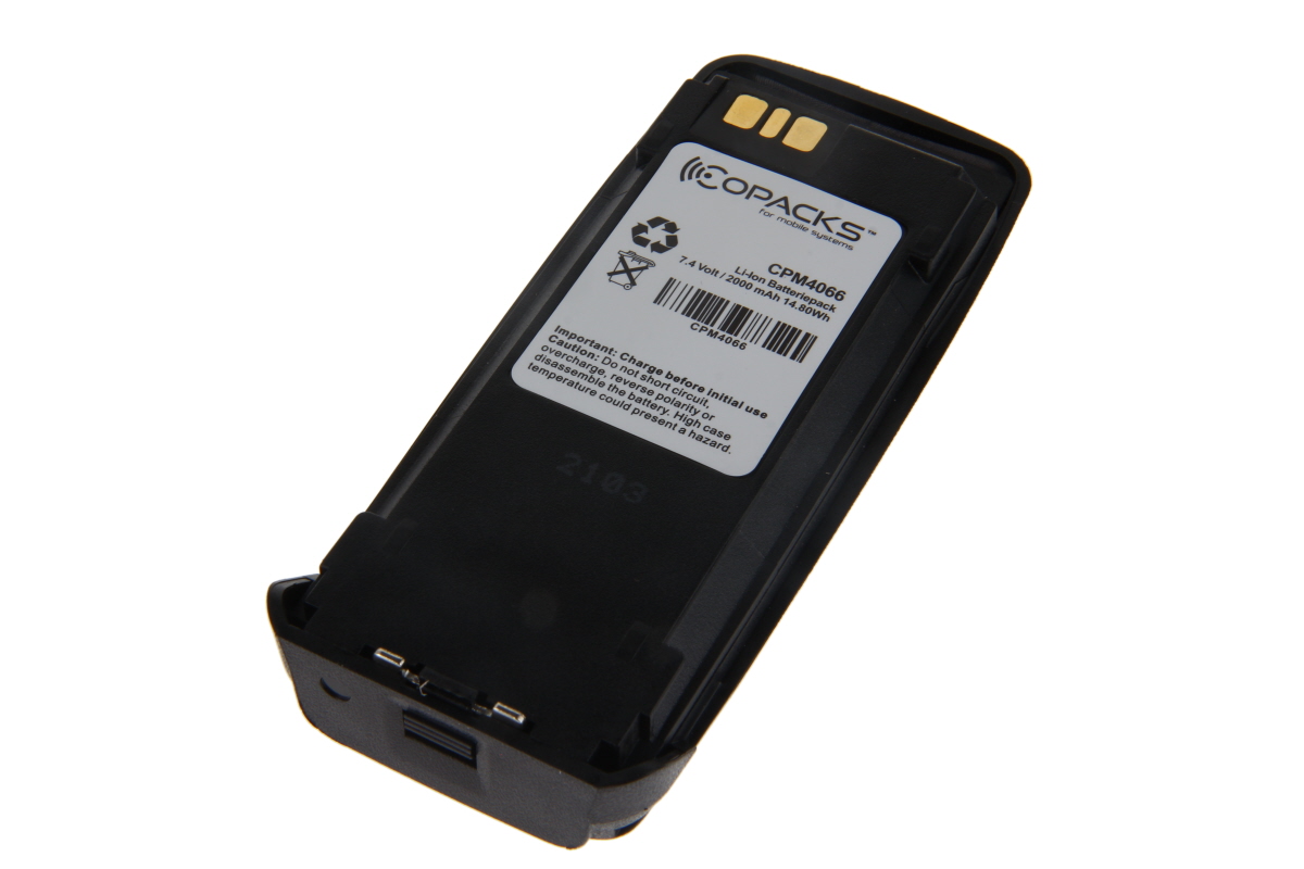 CoPacks Li Ion Akku passend für Motorola DP3400 , DP3401 - PMNN4066 