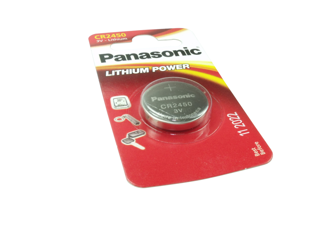Panasonic lithium button cell CR2450 