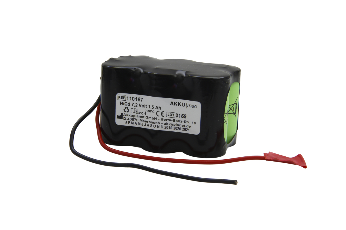 AKKUmed NC battery suitable for International Technidyne Corp. Hemochron 401