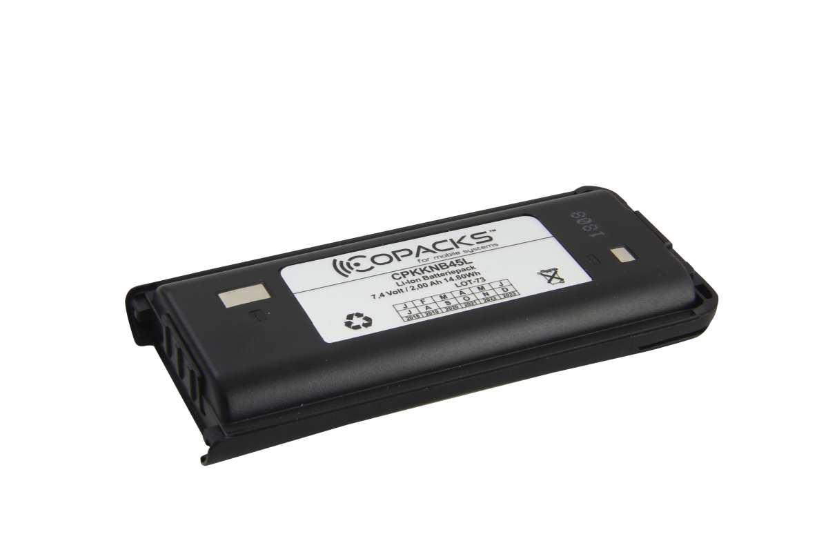 CoPacks Li Ion battery suitable for Kenwood TK3201 TK2202 - KNB45L