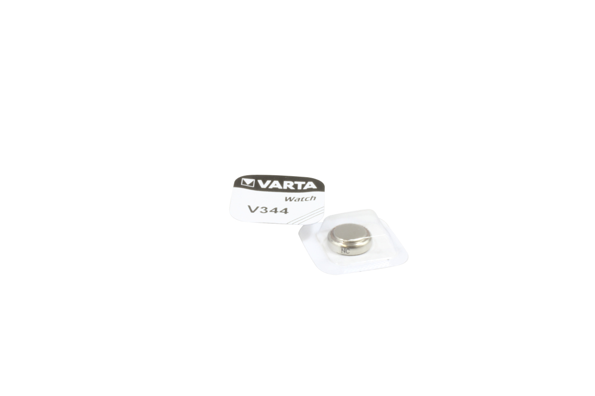 Varta silver oxide button cell 344, SR65 
