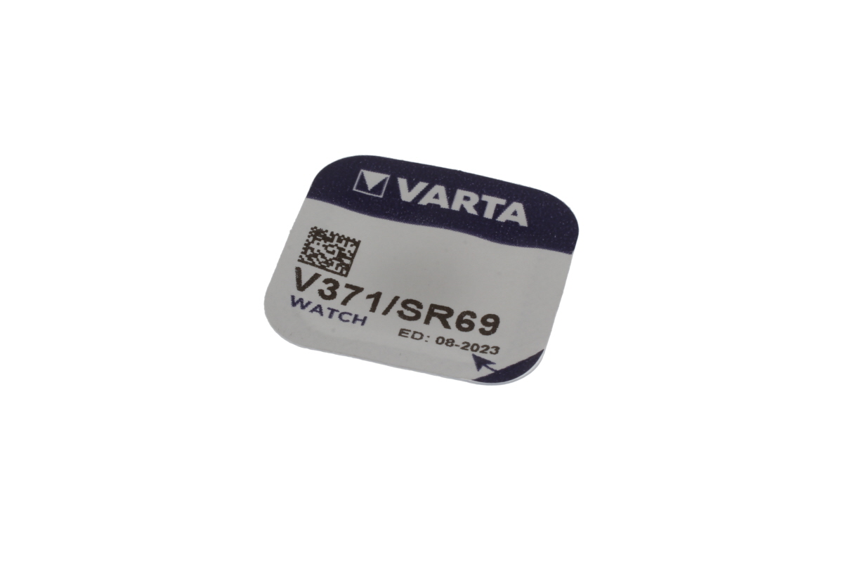 Varta silver oxide button cell 370, 371, SR69 