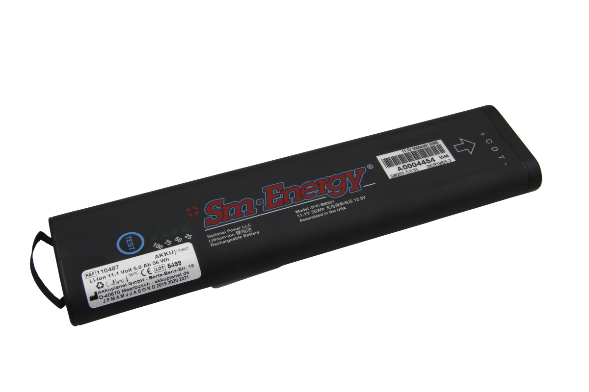 AKKUmed Li Ion battery suitable for GE Datex Ohmeda monitor B20, B30 and B40