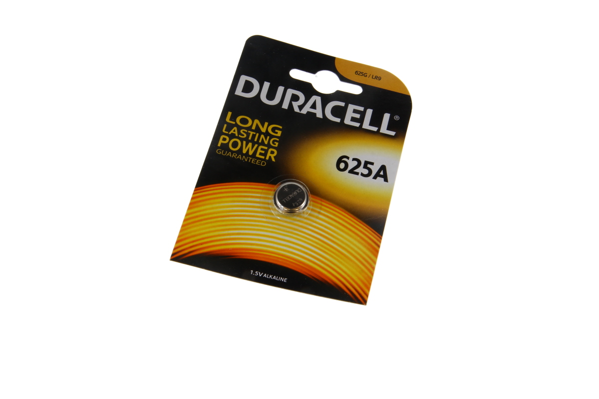 Duracell alkaline button cell PX625A, LR9 