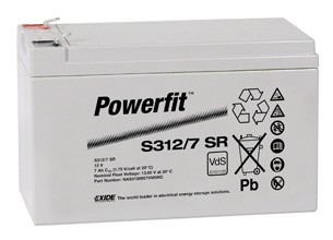 Exide lead-acid battery Powerfit S312/7,0SR 