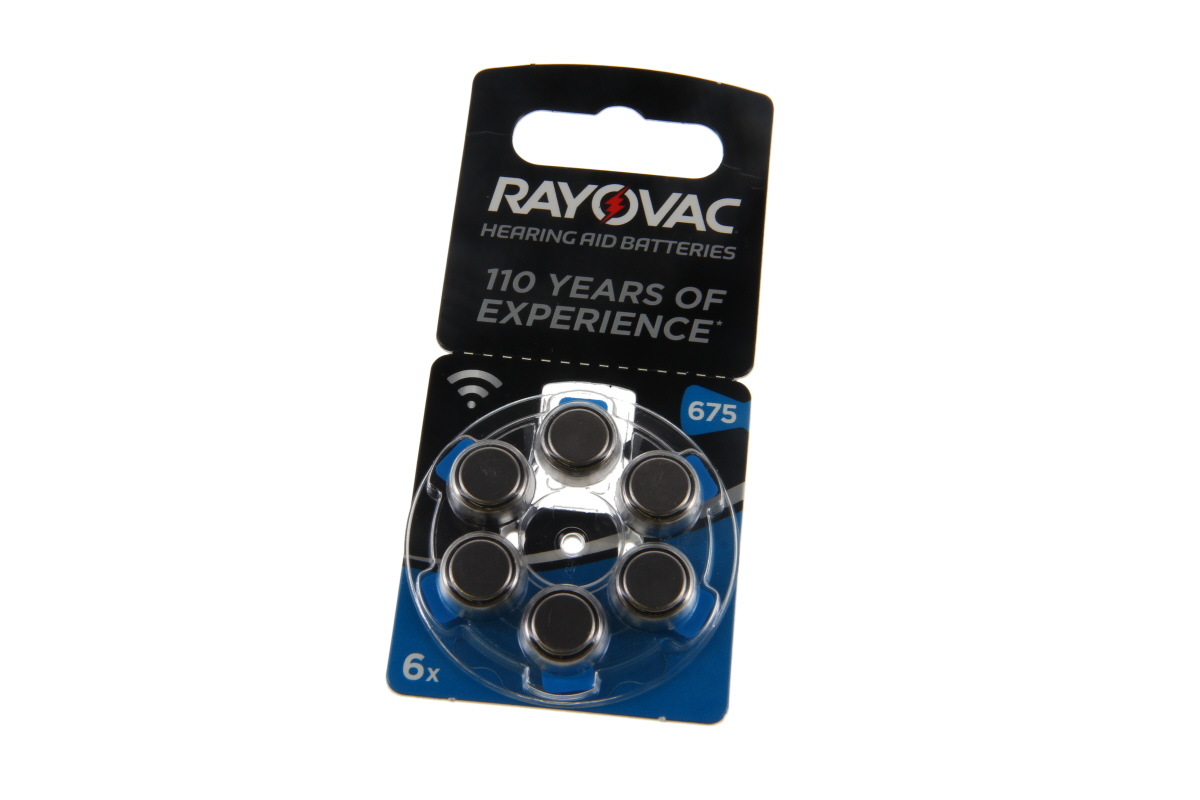 Rayovac hearing aid battery V675 