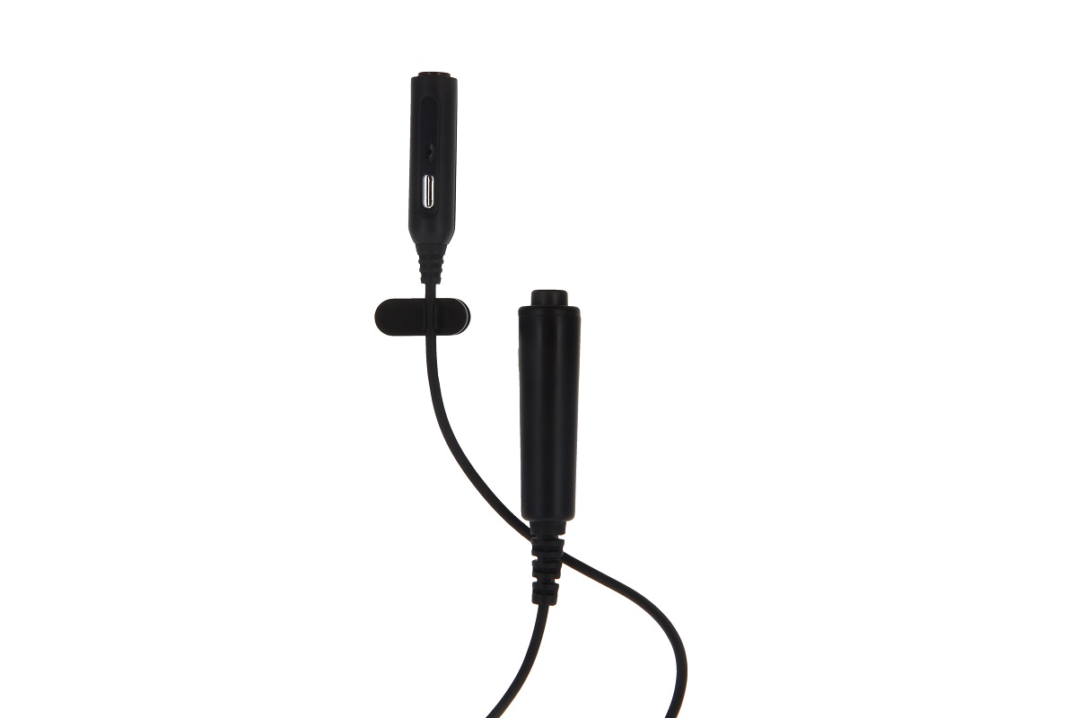 CoPacks 2-wire surveillance headset with 3,5 mm jack for earphones suitable for Motorola MTP850FuG
