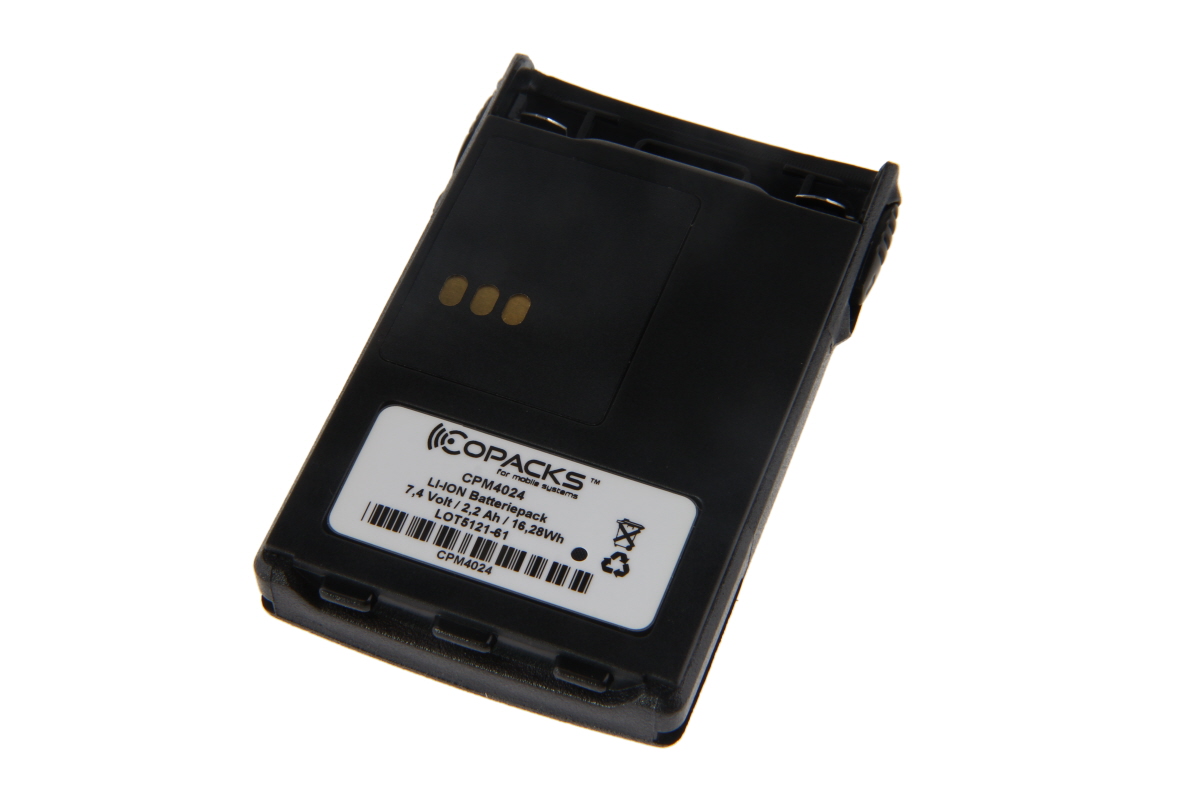 CoPacks Li-Ion Akku passend für Motorola GP328 GP344 GP366 