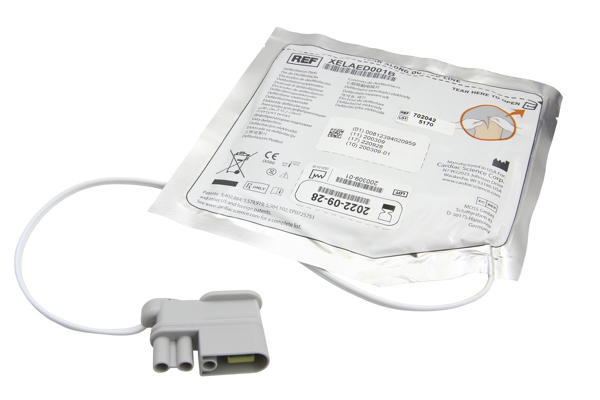 Original Defi-Elektroden/ Pads für Erwachsene passend für Cardiac Science PowerHeart AED G5