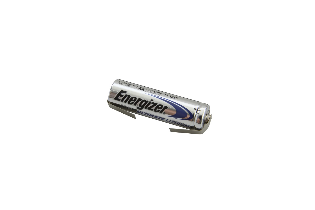 Energizer Ultimate Lithium battery L91 AA Mignon with solderin tag