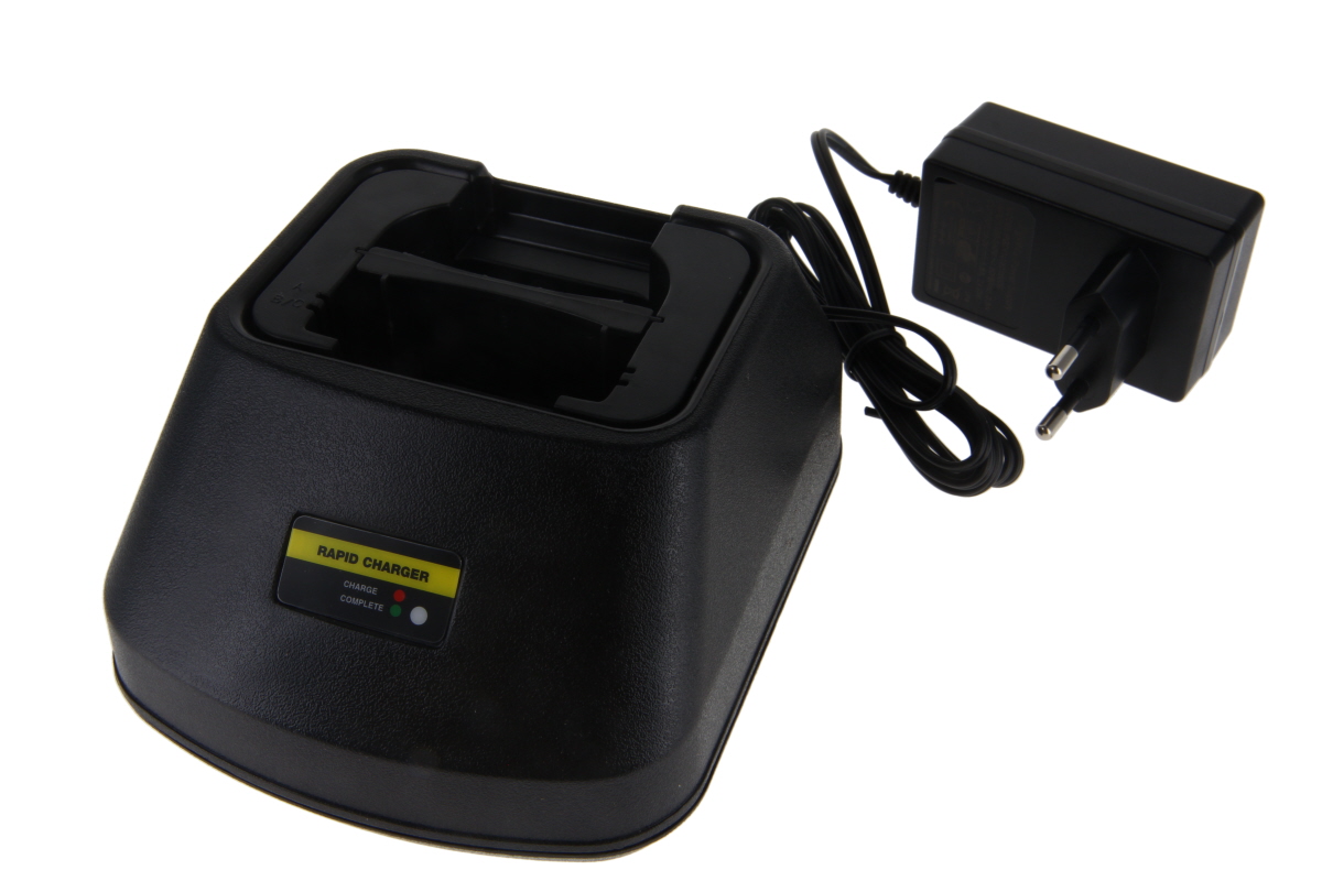 CoPacks 1-bay charger suitable for Icom IC-F3GTS, GS, F4GT, GS, IC-F11, 11S, 21, 21S