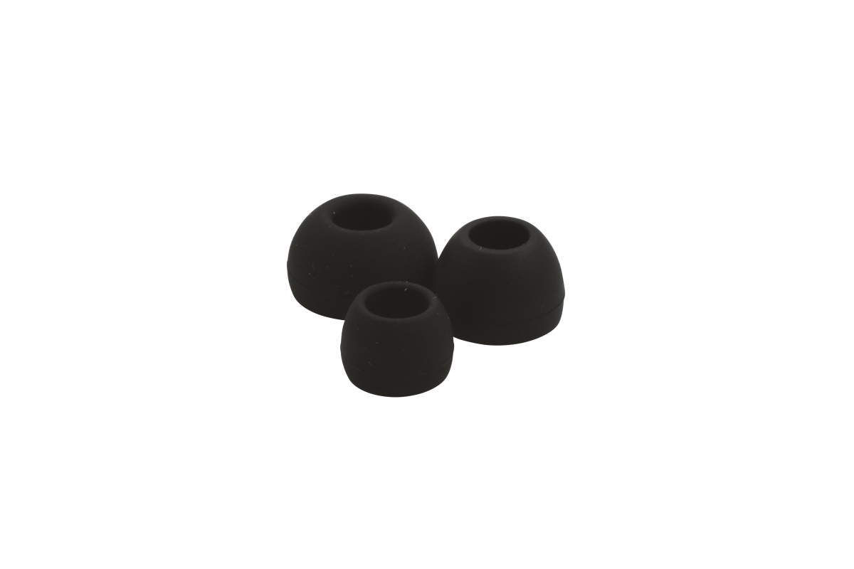 CoPacks Ersatz-Ohrstöpsel im Set für Ohrhörer GES-A1, GES-PA1 -schwarz-